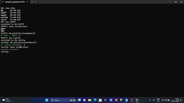 How to list all collections in Mongodb shell