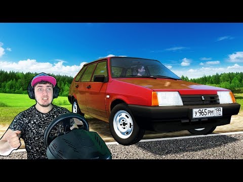 Видео: ВНУК УГНАЛ У ДЕДА МАШИНУ И УСТРОИЛСЯ В ТАКСИ - RP CITY CAR DRIVING + РУЛЬ