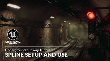 UE4 Subway Tunnel  Spline Setup and Usage - Clinton Crumpler