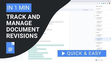 Google Docs Version History Tutorial: How to Track and Manage Document Revisions