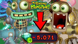 FIQUEI IMPRESSIONADO COM A WUBBOX ÉPICA DA ILHA DE ÁGUA E AR no MY SINGING MONSTERS