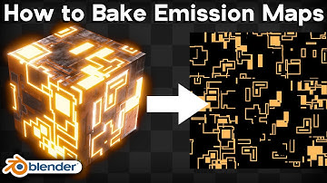 How to Bake Emission Maps (Blender Tutorial)