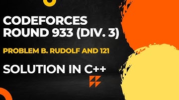 Codeforces Round 933 (DIV 3) Problem B. Rudolf and 121 Full Solution In C++