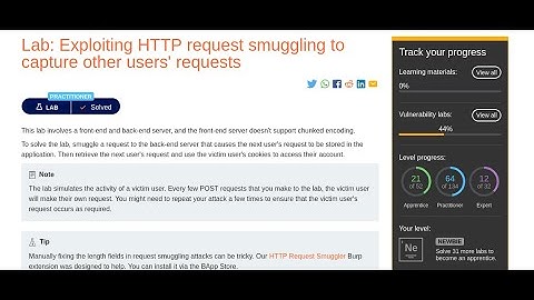 Exploiting HTTP request smuggling to capture other users