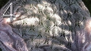 Как связать шаль платок «Замерзшие листья» Часть 4 Как связать шаль платок «Замерзшие листья» Часть 4