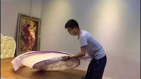 mosquito net Folding method