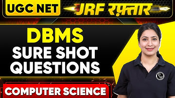 UGC NET Computer Sciences 2024 - DBMS and Software Engineering Sure Shot Questions | Puneet Kaur PW