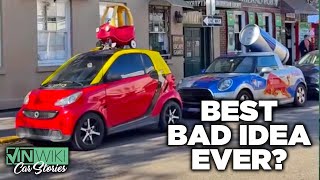 How much fun is a $700 SMART car?!
