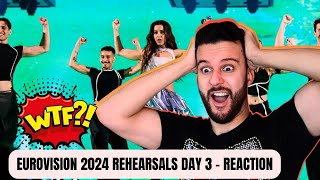 REACTING TO REHEARSALS OF EUROVISION 2024 (DAY 3)