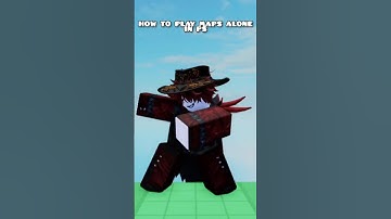 how to play in maps alone in ps in forsaken #roblox #forsaken #forsakenroblox