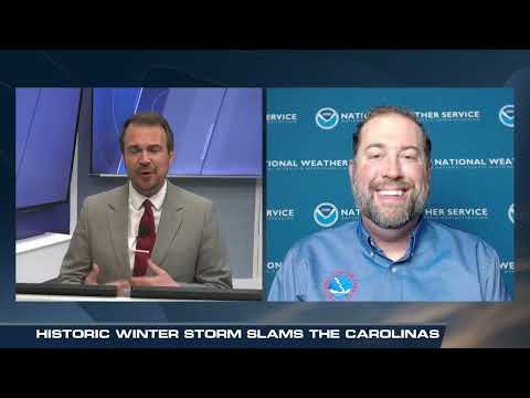 Historic Winter Storm SLAMS Eastern Carolina