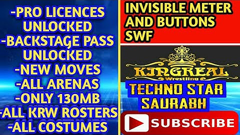 WR3D KRW MOD|Invisible Meters And Buttons|New Moves Added|Link In Description