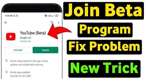 YouTube BETA How To Fix Beta Programme Is Full & Join YouTube Beta Tester || Solve Beta Program Ful