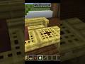 minecraft #build  bamboo chair and table #minecraft #shorts