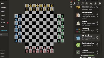 Chess Variants. (trying them out, never really played)