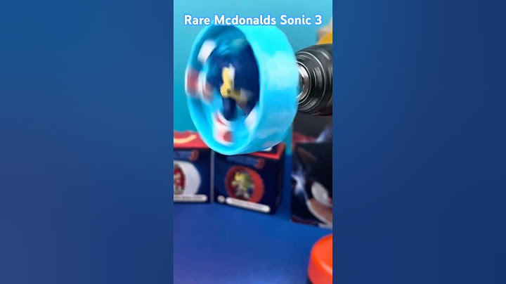 SONIC 3 SUPER RARE MCDONALDS AUTOMATED HAPPY MEAL TOY #joke #funny #fake #sonic3movie #drivethru