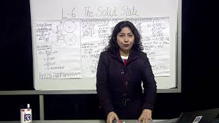 Lesson - 6 :The Solid State Part 1 (Properties of Solids  Crystal Lattice and Unit Cells)