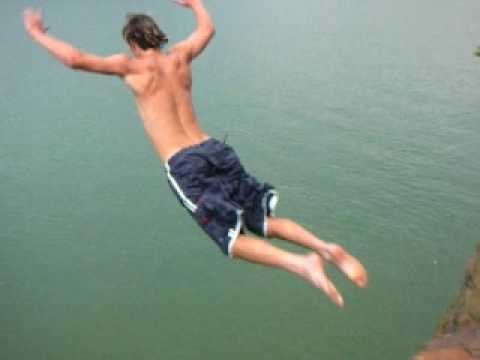 Zac D-Ram and Jazz Cliff Jumping