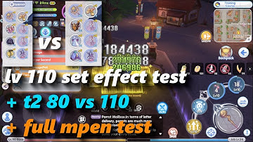 Level 110 set test + full mpen + t2 80 vs 110   | rox | Ragnarok X: Next Generation
