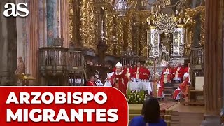 El ARZOBISPO de Santiago ATIZA a FEIJÓO: "Es INACEPTABLE usar a MIGRANTES como ARMA POLÍTICA"