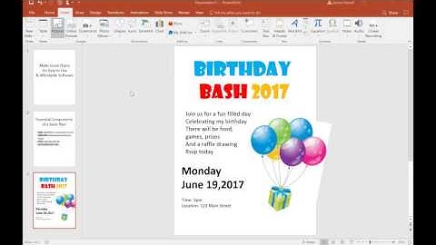 TUTORIAL- Make a Flyer on PowerPoint (BASIC)