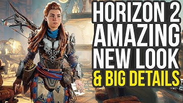 Amazing New Look & Huge Details About Horizon Forbidden West Gameplay (Horizon Zero Dawn 2)