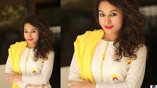 Indian Actress Pooja Ramachandran Cute In Yellow Chudi