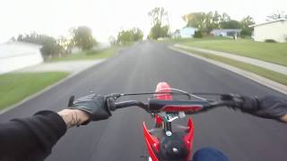 SSR 125cc Street Ride Wheelies Cops Close Call