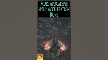 Checkout the spell, ACCELERATION RUNE, from the Skyrim Spell Mod APOCALYPSE! #shorts
