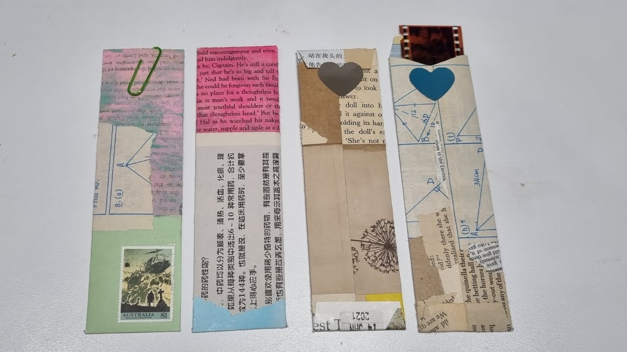 Narrow junk paper envelopes for negatives / film strips