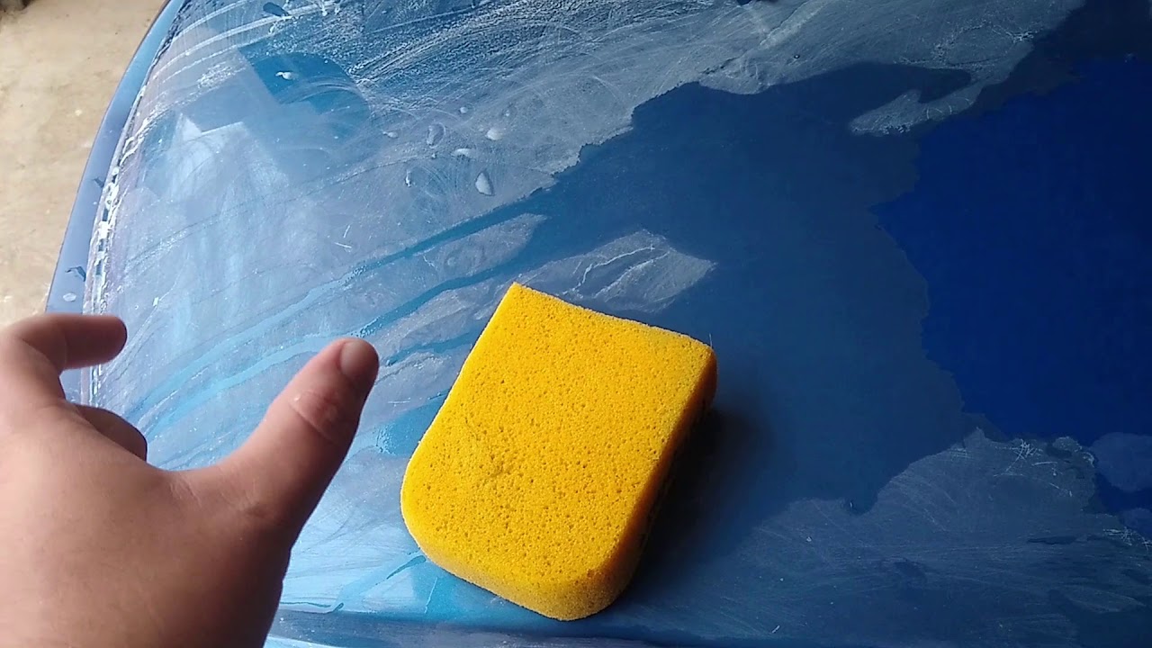 Fixing the pealing/faded clear coat on my Mazda Protege hood pt. 1