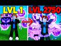 LEVEL 1 TO 2750 WITH RUMBLE REWORK IN BLOX FRUITS