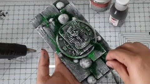 DIY Concrete and Beton effect || Mixed Media Altered MDF Panel || Step by Step Tutorial