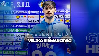 Rueda De Prensa De Presentación De Veljko Birmancevic Como Nuevo Jugador Del Getafe C.f.