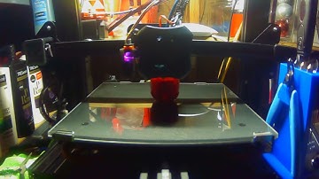 3D Print Timelapse Closed Rose ProtoPasta Blood of my Enemies Red