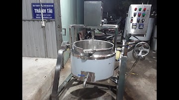 Nồi khuấy gia nhiệt nồi nấu tương cà tương ớt 150l