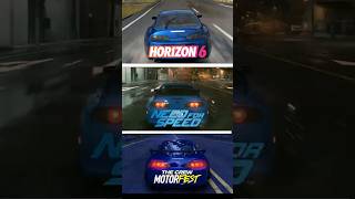 Forza Horizon 6 Toyota MK4 SUPRA SOUND COMPARSON Between  Crew MotorFest and NFS 2015