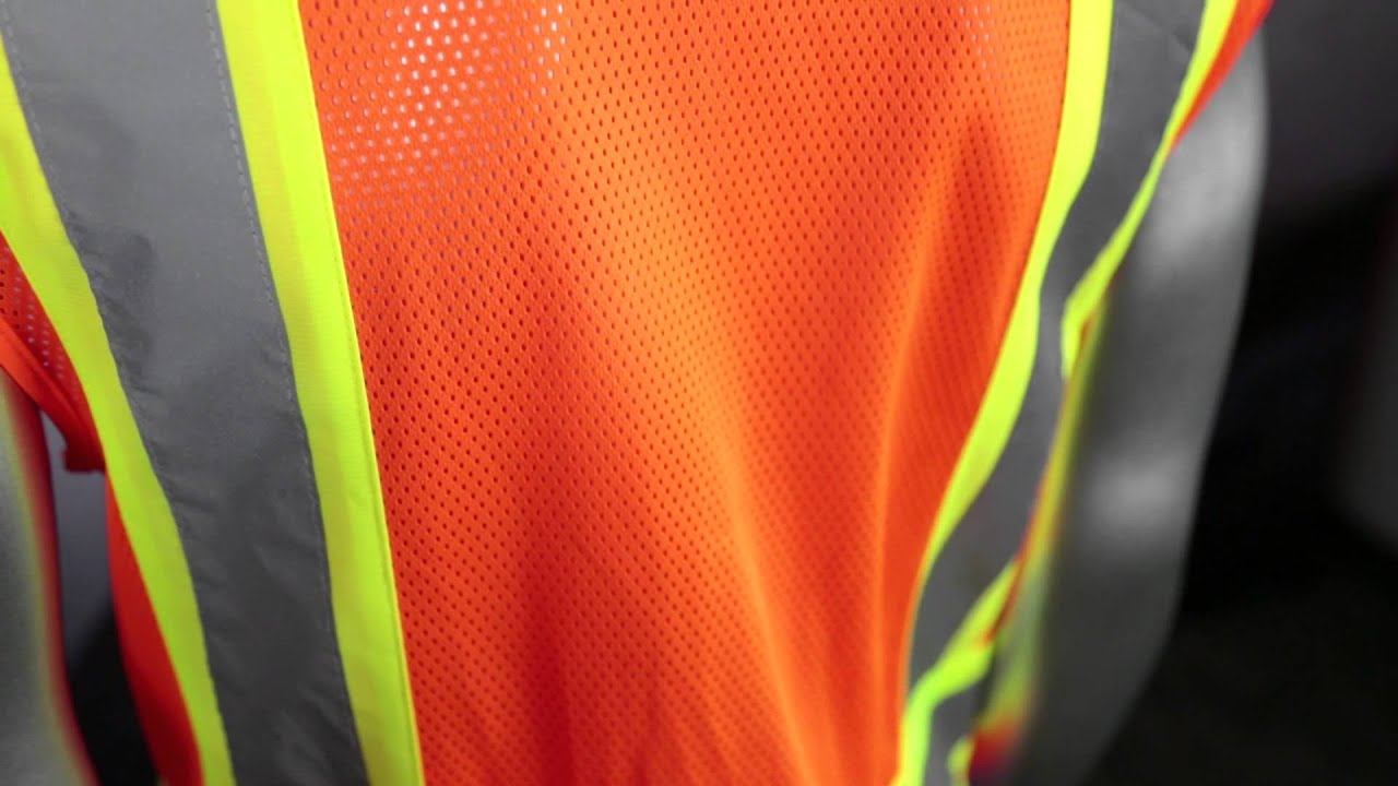 Radians SV6-2ZOM Orange Mesh Two Tone Surveyor Class 2 Safety Vest