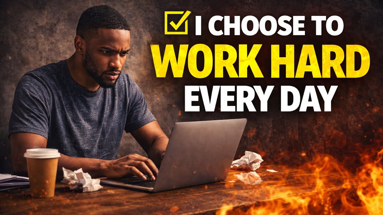 I’m Choosing to Work Hard Every Day (The Discipline Mindset) - YouTube