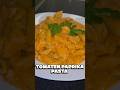 Scharfe Tomaten-Paprika Pasta mit Hähnchen 🍝🍗 #shorts