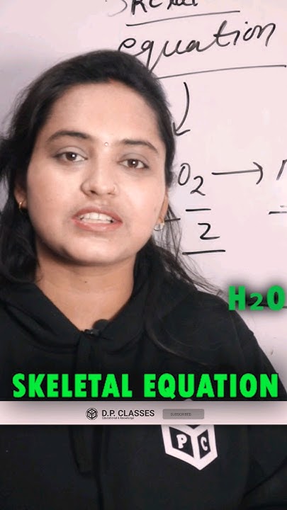 what-is-skeletal-equation-dpclasses-shorts-science-sciencefacts