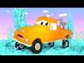 Car Patrol -  Tom the Tow Truck and Baby Tom Have a Pressure Water Issue  - Car City ! Cars cartoon