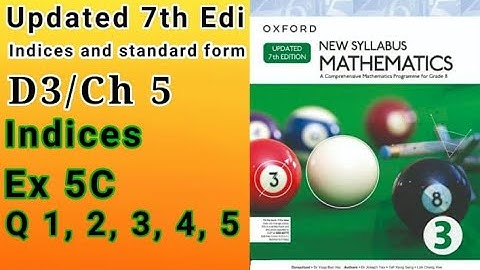 D3 math|Ch 5|Ex 5C|Q1_Q2_Q3_Q4_Q5|New Updated 7th Edition|New Oxford Mathematics 3|Sir Sajid Mehmood