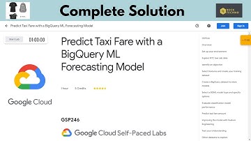 Predict Taxi Fare with a BigQuery ML Forecasting Model | 30 days of Google