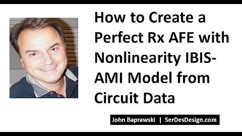 How to Create a Perfect RxAFE with Nonlinearity Model from Circuit Data