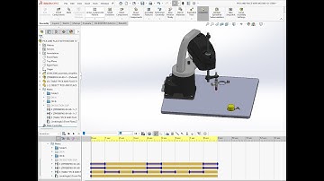 Robot Pick & Place Simulation with SolidWorks Mate Controller (Part 1)