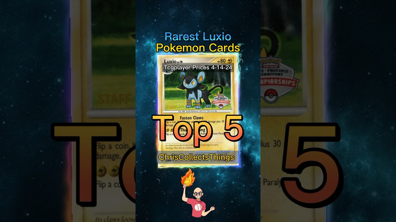 Top 5 RAREST Luxio Pokemon Cards ⚡️