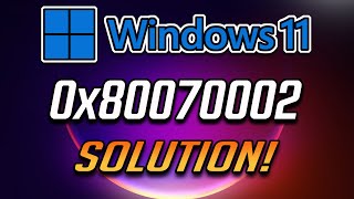 How to Fix Windows 11 Update Error 0x80070002 - [Tutorial] How To Fix Windows 10 11 Update Error 0x80070002 Tutorial