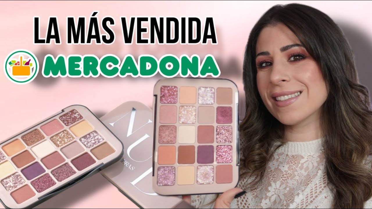 NUDE La PALETA más VENDIDA de MERCADONA Nuevo look de ojos perfecto para resaltar TOS OJOS 😍💖