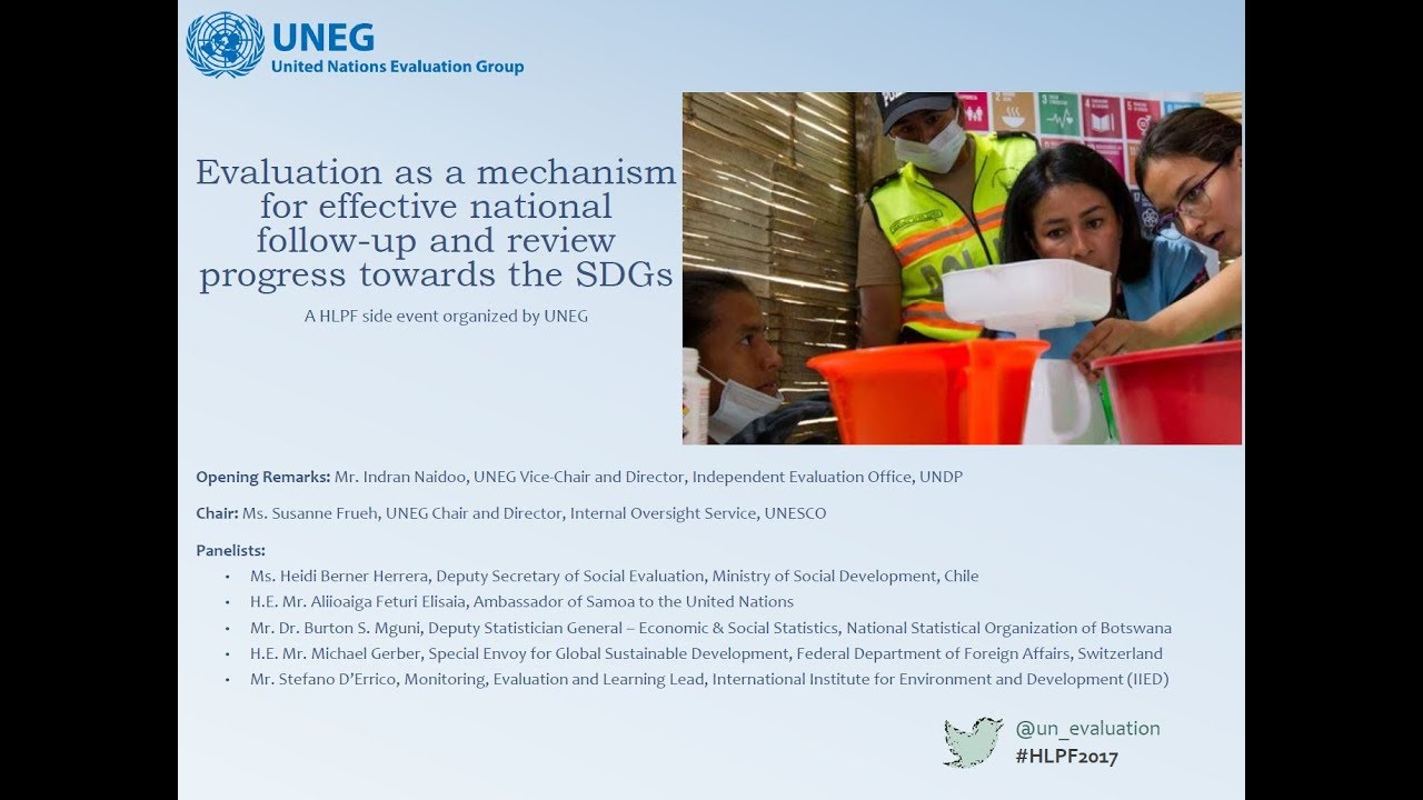UNEG High Level Political Forum 2017 side event - YouTube